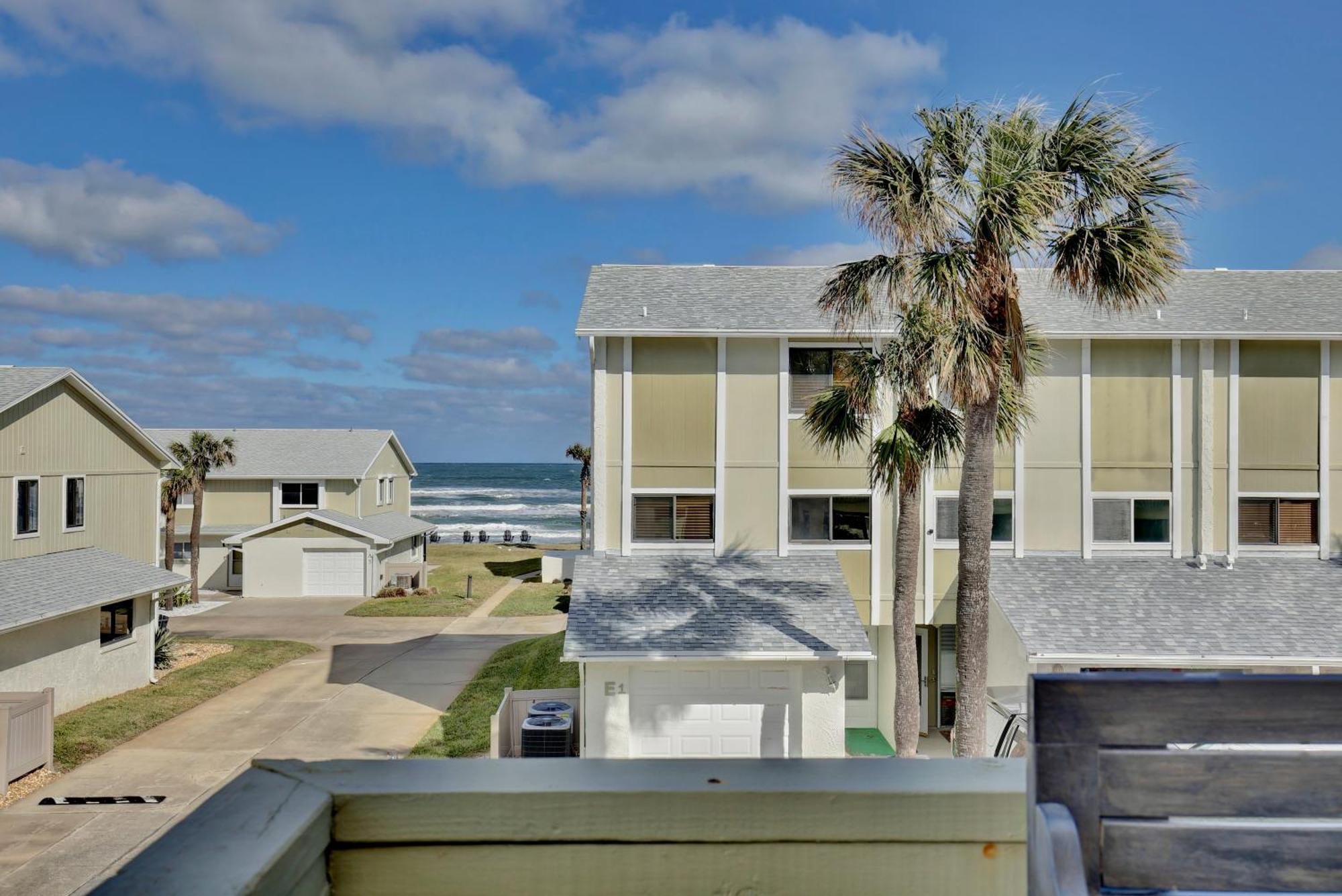 Zen Beach Retreat - Ocean View Townhouse -No Drive Beach New Smyrna Beach Exterior foto